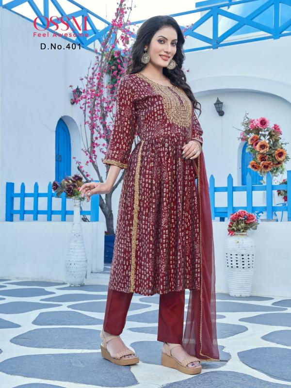 Ossm Mannat Vol 4 Styles Chanderi Designer Exclusive Readymade Collection